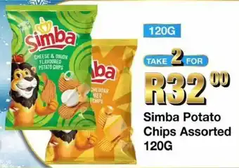 Take 'n Pay Simba Potato Chips Assorted offer