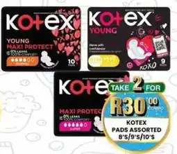 Take 'n Pay Kotex pads assorted offer