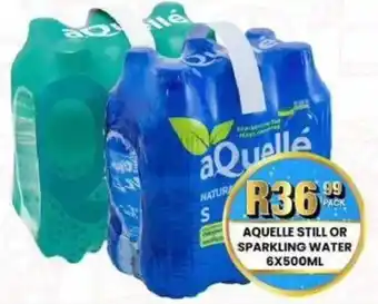 Take 'n Pay Aquelle still or sparkling water offer