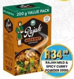 Take 'n Pay Rajah mild & spicy curry powder offer