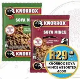 Take 'n Pay Knorrox soya mince assorted offer