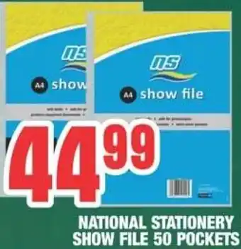 National Stationery Show File 50 Pockets
