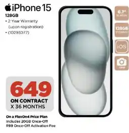 HiFi Corp iPhone 15 128GB offer