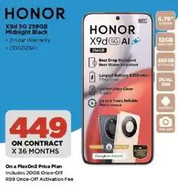 HiFi Corp Honor X9d 5G 256GB Midnight Black offer