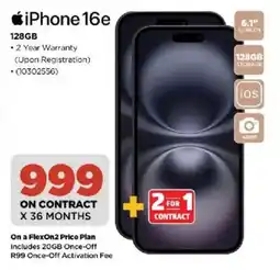 HiFi Corp iPhone 16e 128GB offer