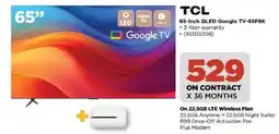 HiFi Corp TCL 65-Inch QLED Google TV-65P8K offer