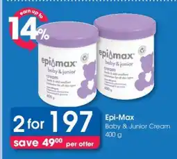 Clicks Epi-Max Baby & Junior Cream 400 g offer