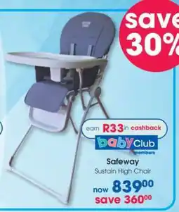 Clicks Safeway Sustain High Chair offer