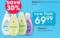 Clicks Reitzer's Baby Aqueous Cream 500 ml offer