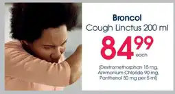 Clicks Broncol Cough Linctus 200 ml offer