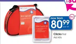Clicks Clicks First Aid Kits offer