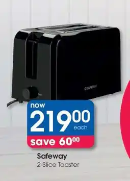 Clicks Safeway 2-Slice Toaster offer