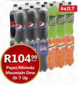 Take 'n Pay Pepsi/ Mirinda Mountain Dew Or 7 Up offer