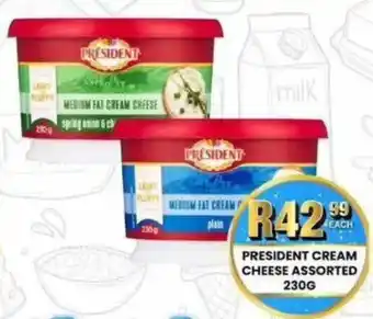 Take 'n Pay President cream cheese assorted offer