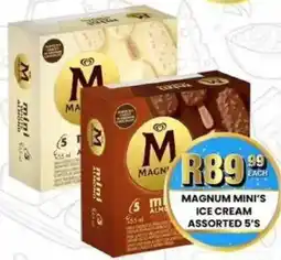 Take 'n Pay Magnum mini's ice cream assorted offer