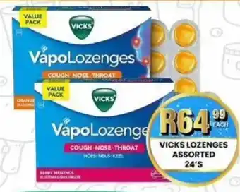 Take 'n Pay Vicks lozenges assorted offer