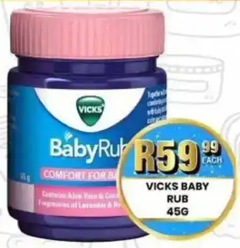 Take 'n Pay Vicks Baby Rub offer