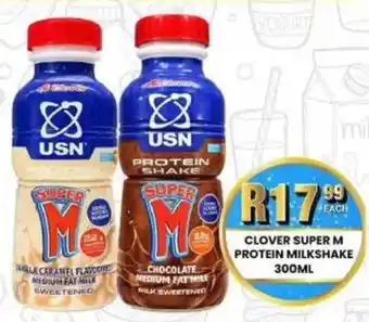 Take 'n Pay Clover super m protein milkshake offer