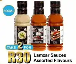 Take 'n Pay Lamzar Sauces Assorted Flavours offer