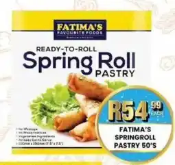 Take 'n Pay Fatima's springroll pastry offer