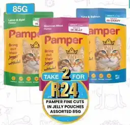 Take 'n Pay Pamper fine cuts in jelly pouches assorted offer