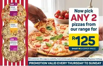 Pick n Pay Pizzas offer