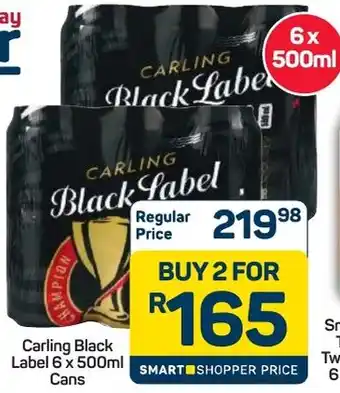 Carling Black Label Cans