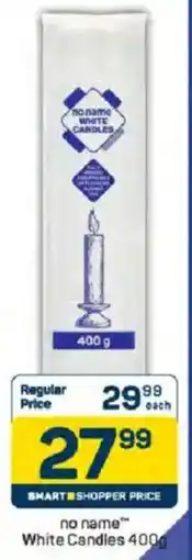 Pick n Pay no name White Candles offer