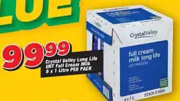 OK Grocer Crystal Valley Long Life UHT Full Cream Milk offer