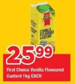 OK Grocer First Choice Vanilla Flavoured Custard offer