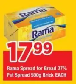 OK Grocer Rama Spread for Bread 37% Fat Spread Brick offer