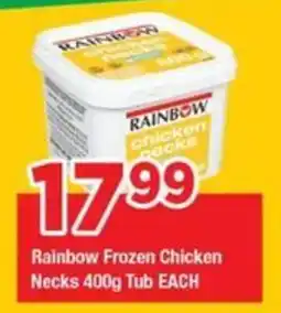 OK Grocer Rainbow Frozen Chicken Necks Tub offer