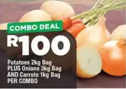 OK Grocer Potatoes plus Onions and Carrots offer