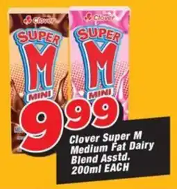 OK Grocer Clover Super M Medium Fat Dairy Blend offer