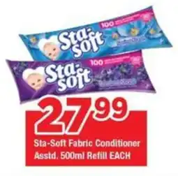 OK Grocer Sta-Soft Fabric Conditioner Refill offer