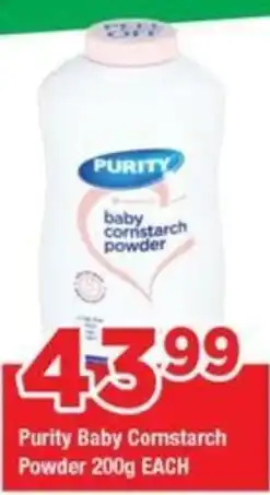 OK Grocer Purity Baby Cornstarch Powder offer