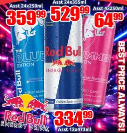 Three Star Cash and Carry Red Bull Energy Drink offer