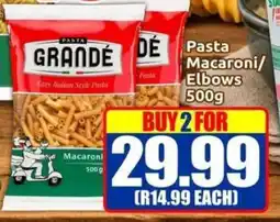 Three Star Cash and Carry Pasta Macaroni/ Elbows offer