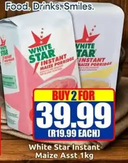 Three Star Cash and Carry White Star Instant Maize offer