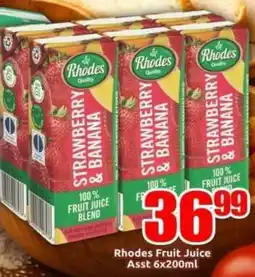 Three Star Cash and Carry Rhodes Fruit Juice offer