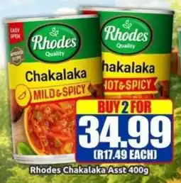 Three Star Cash and Carry Rhodes Chakalaka offer