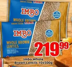 Three Star Cash and Carry Imbo Whole Brown Lentils offer