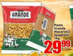 Three Star Cash and Carry Pasta Grande Macaroni/ Spaghetti offer
