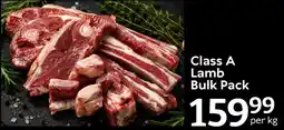 Oxford Freshmarket Class A Lamb Bulk Pack offer