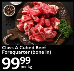 Oxford Freshmarket Class A Cubed Beef Forequarter offer