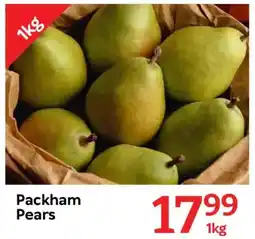 Oxford Freshmarket Packham Pears offer