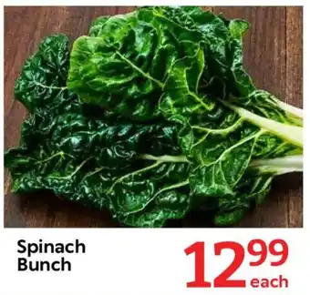 Oxford Freshmarket Spinach Bunch offer