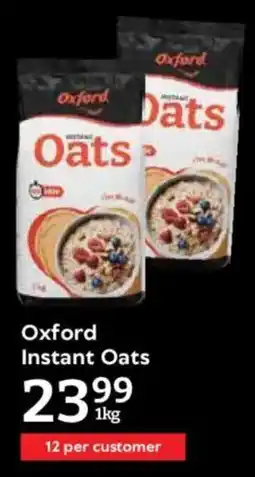 Oxford Freshmarket Oxford Instant Oats offer