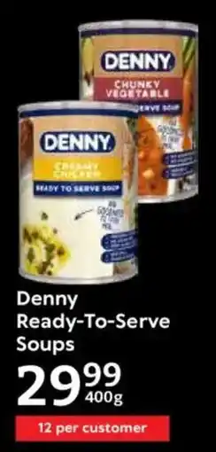 Oxford Freshmarket Denny Ready-To-Serve Soups offer