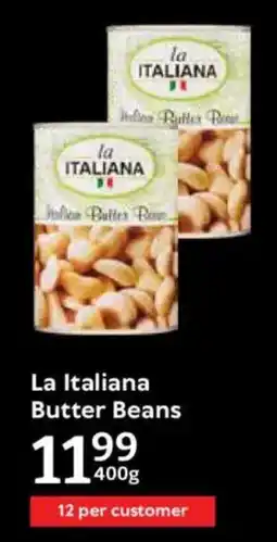Oxford Freshmarket La Italiana Butter Beans offer